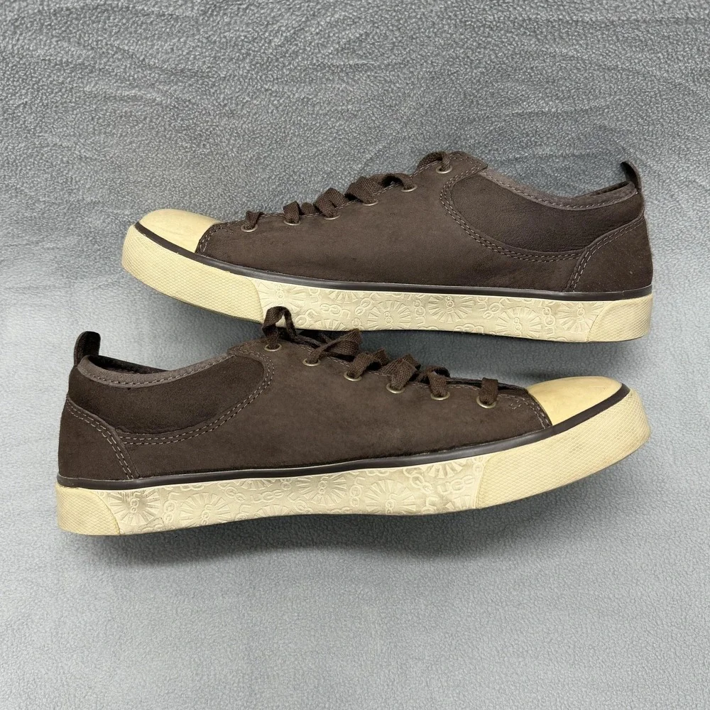 UGG Evera Shoes Womens Size 10‎ Brown Suede Low Top Casual Sneaker 1888